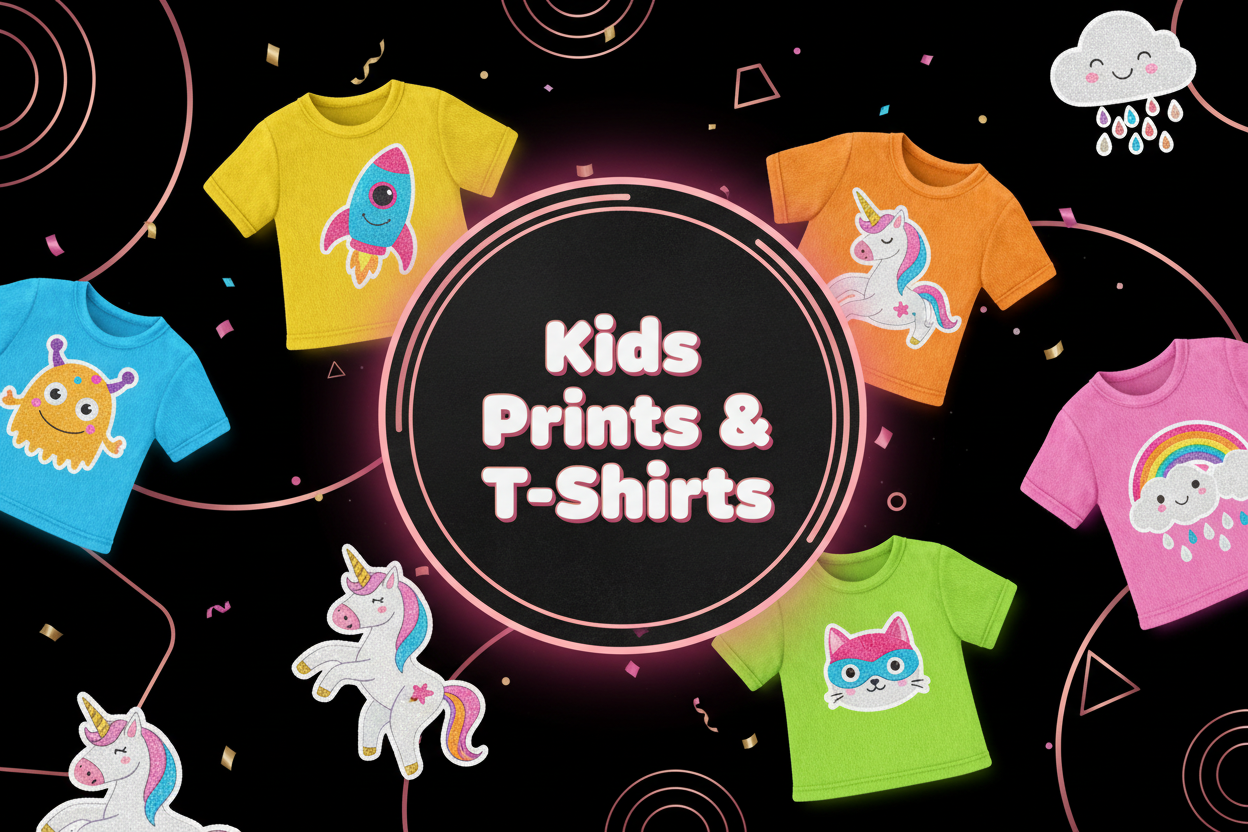 Kids Prints & T-Shirts Banner
