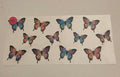 blue/orange butterflies #339