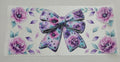 Flowered Bow 066