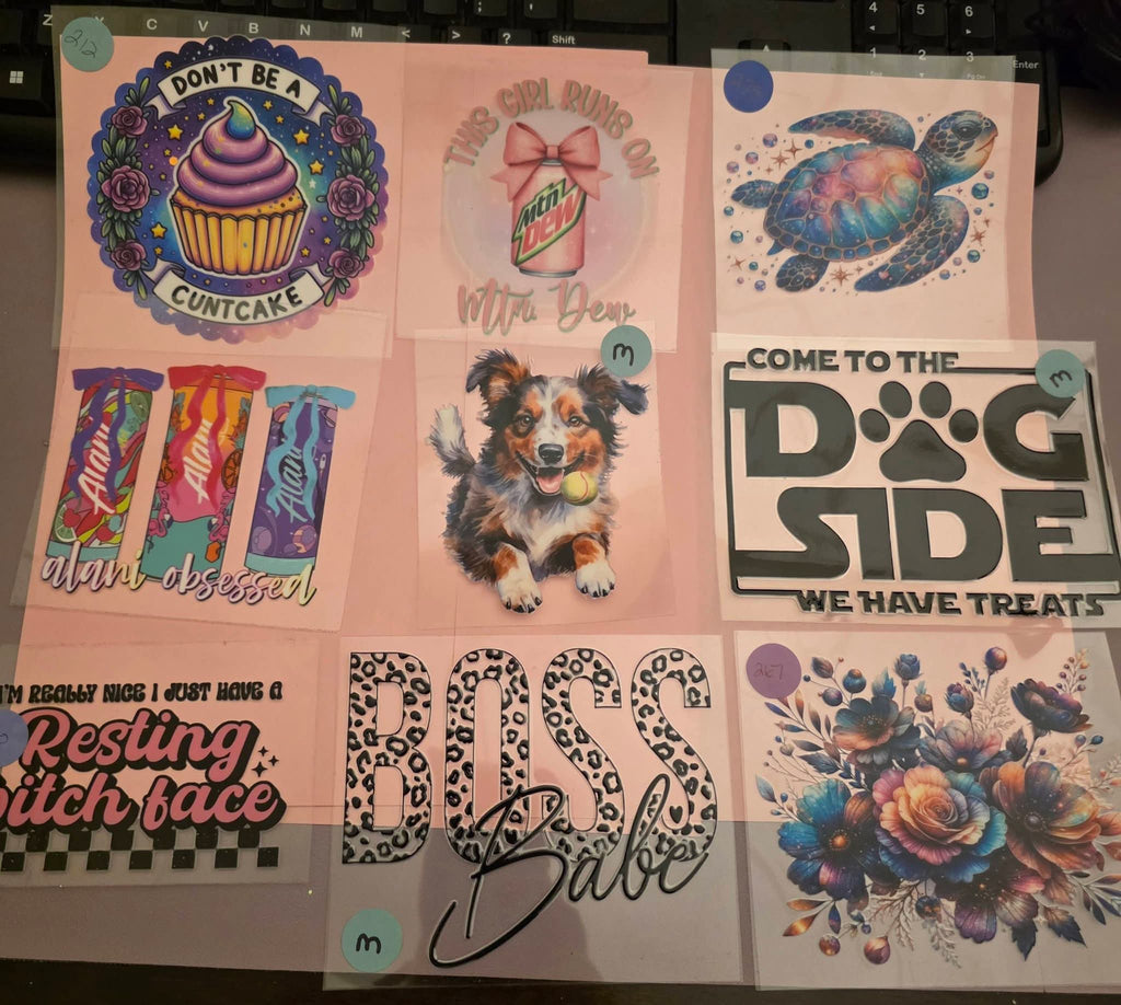 Single Cup decals