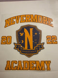 Nevermore Academy DTF Screen Print