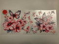 Pink flowers and Butterflies #187