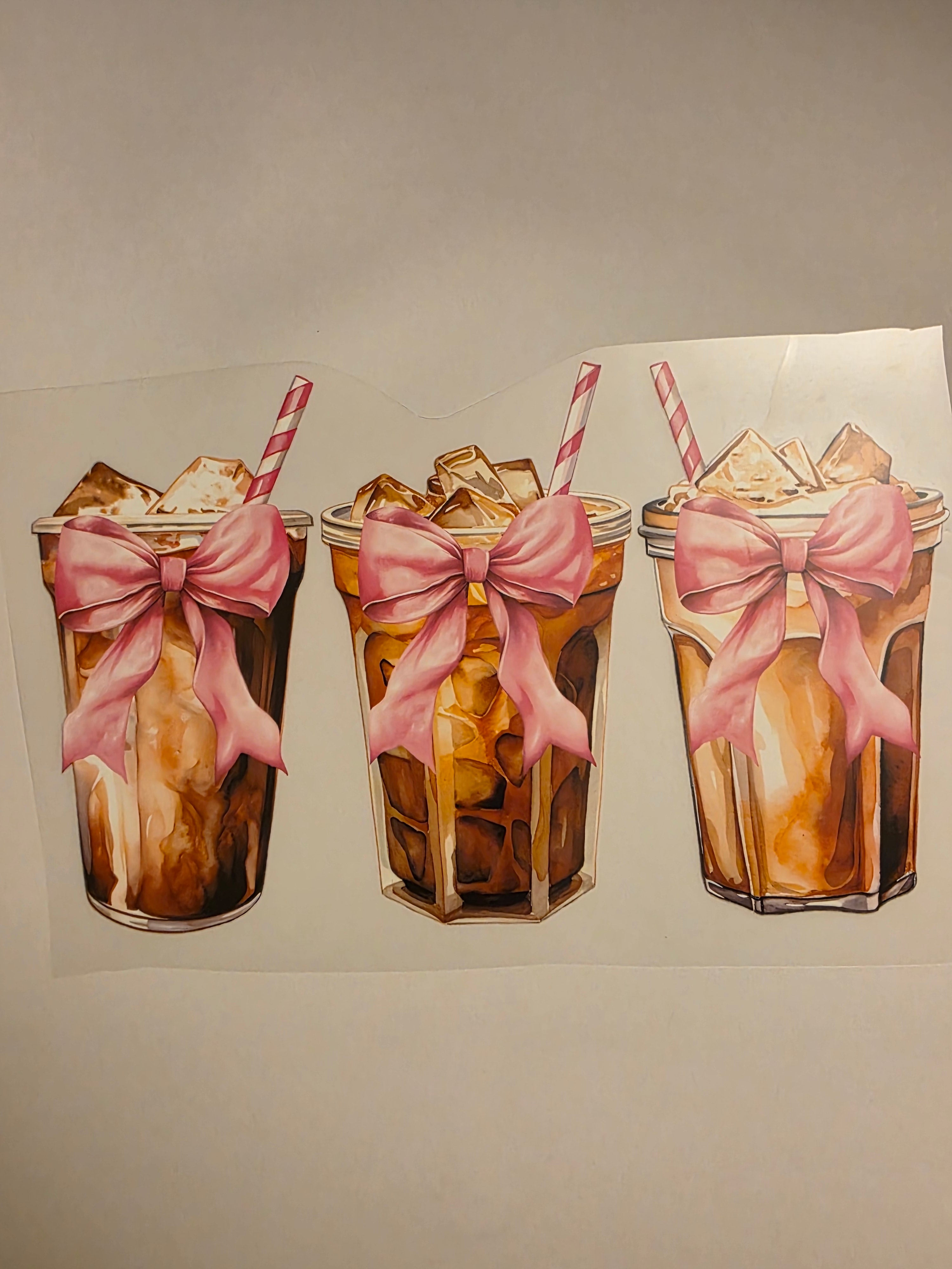 Soda pink bows