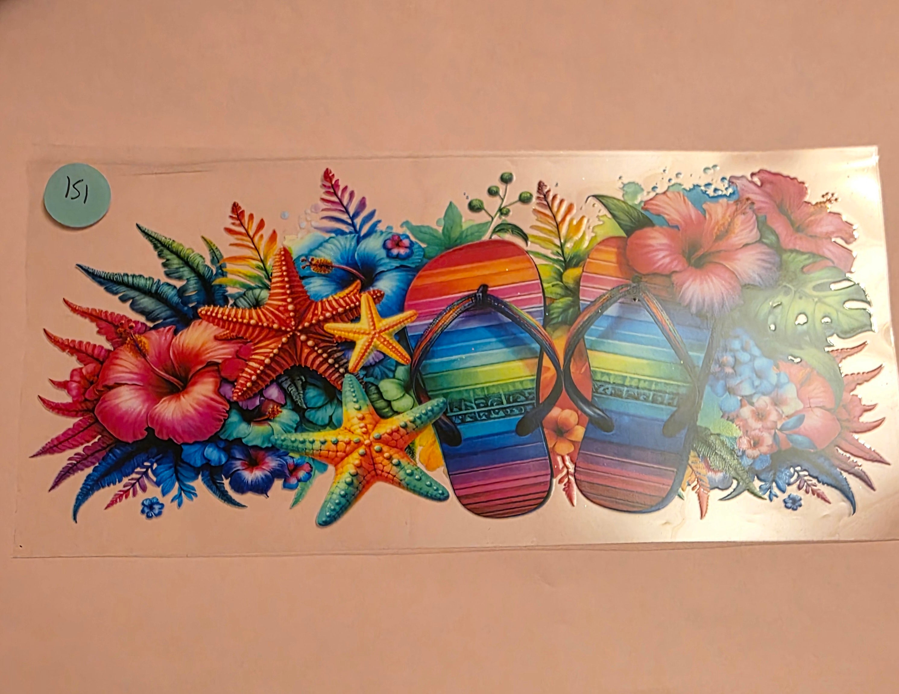 flip flop decal