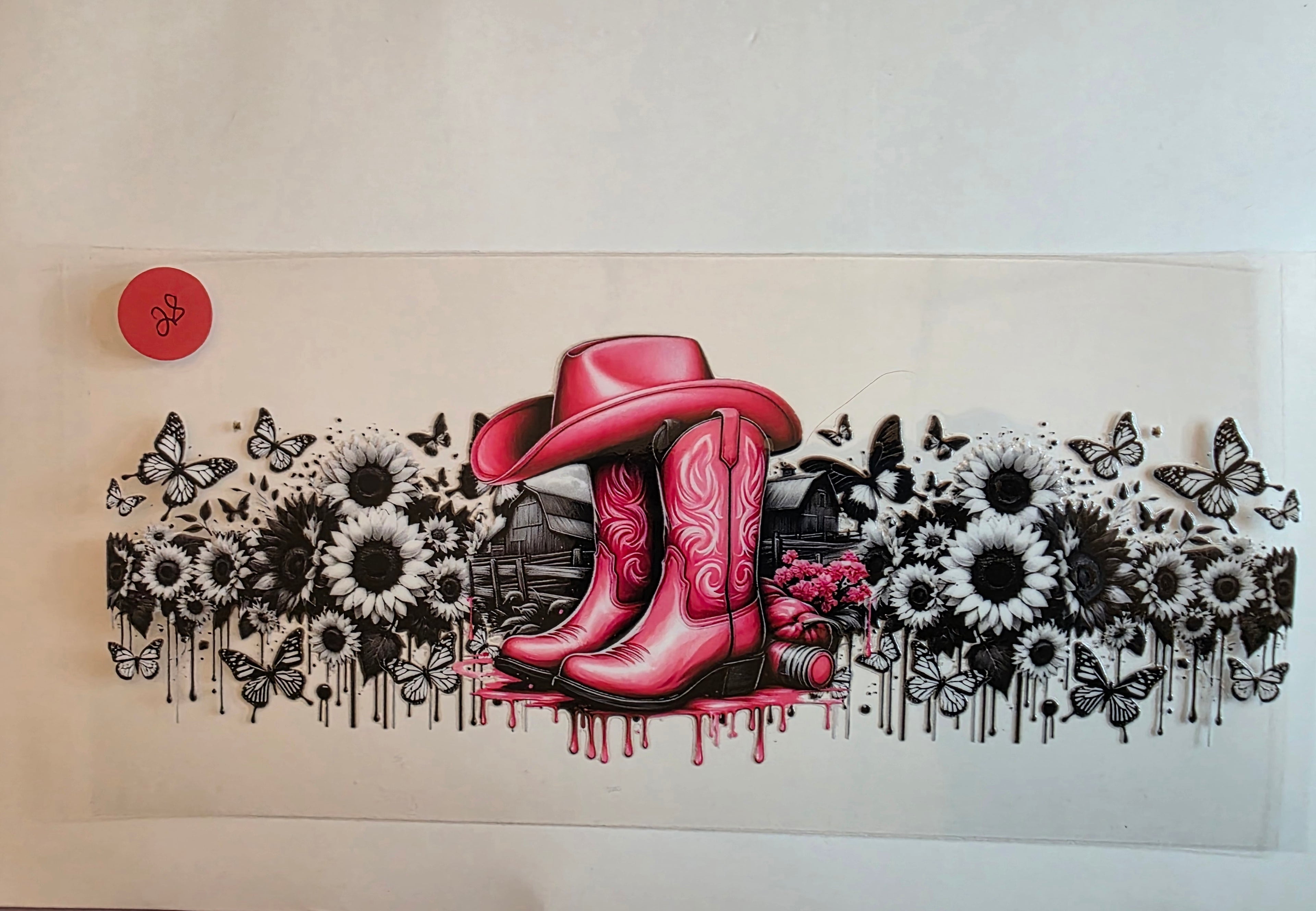pink boots