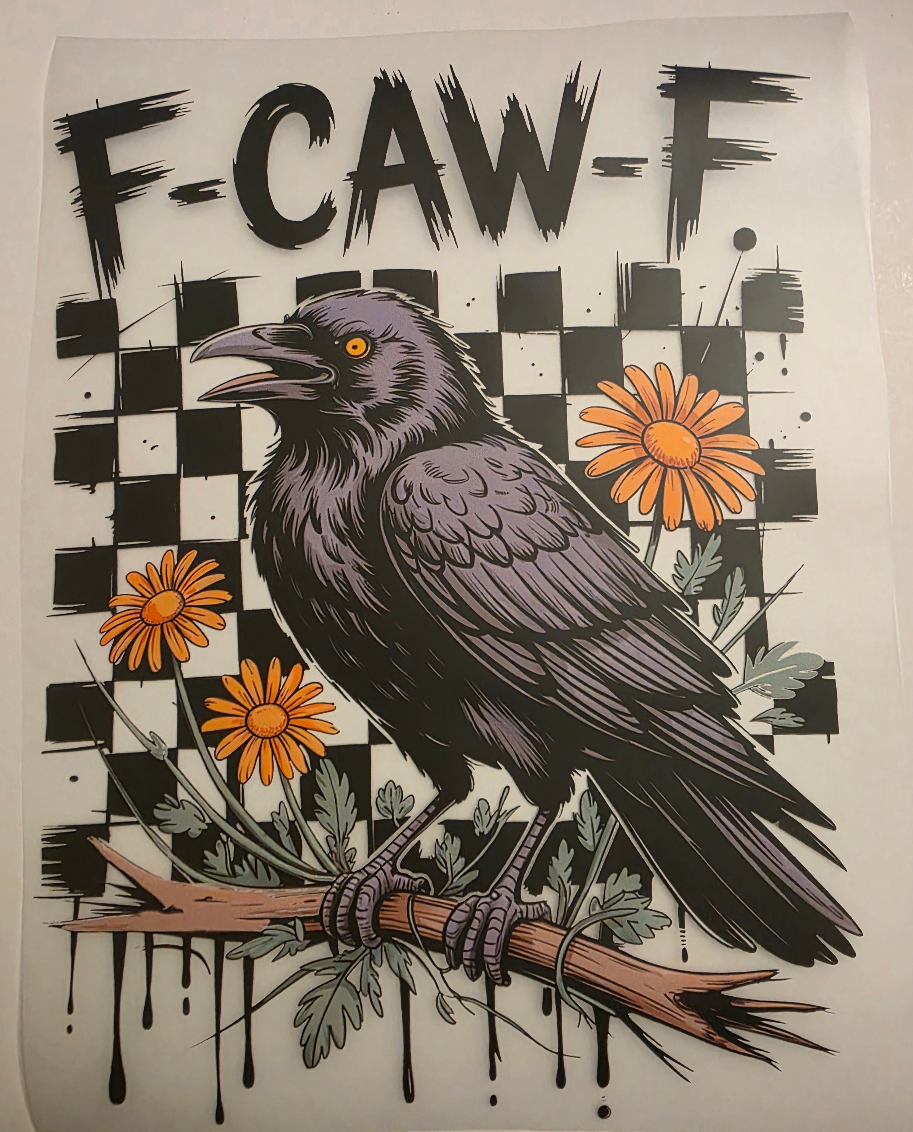 F -caw-F