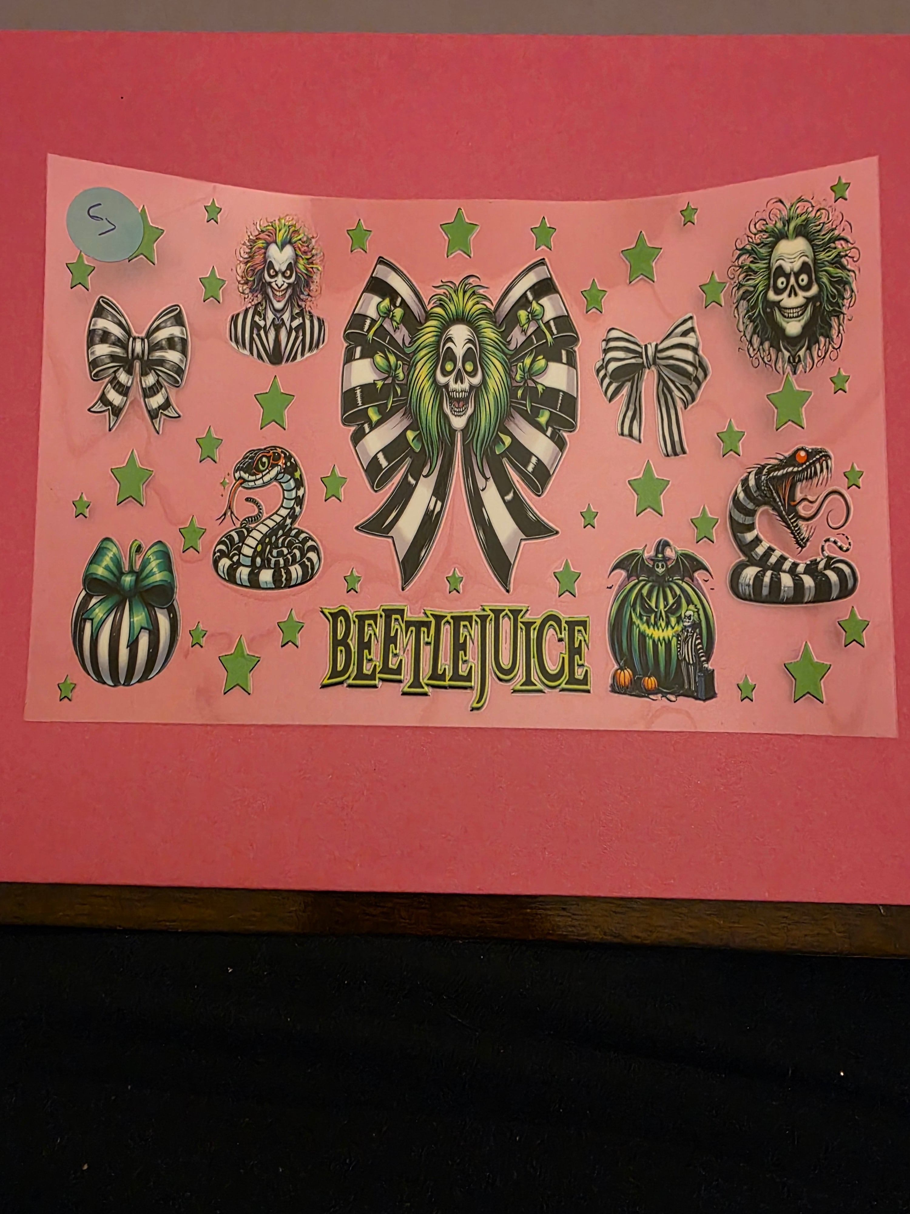 Beetlejuice decal