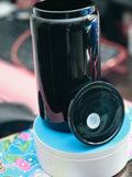 16 oz black Glass Can cup