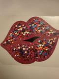 Lips with Hearts