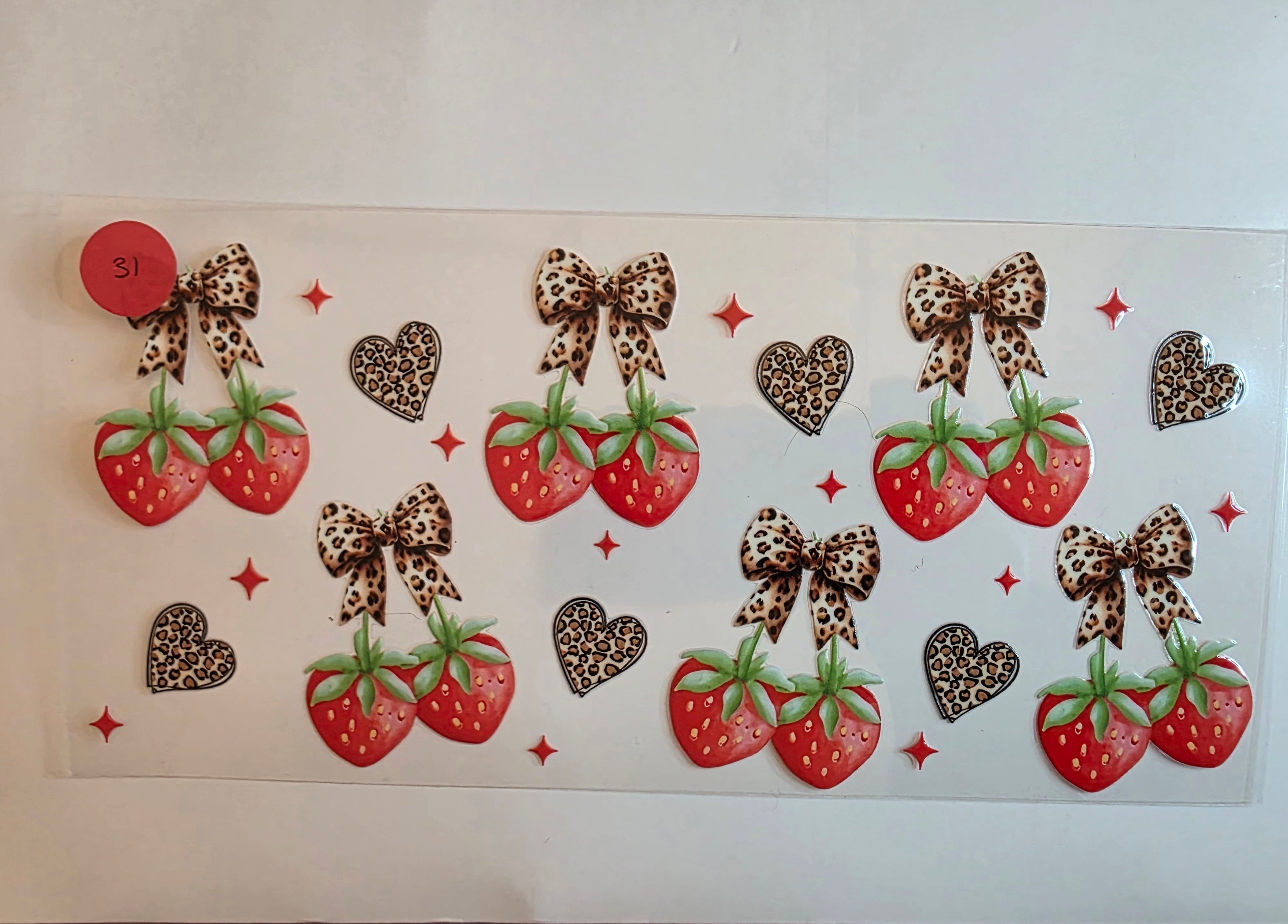 strawberry bows
