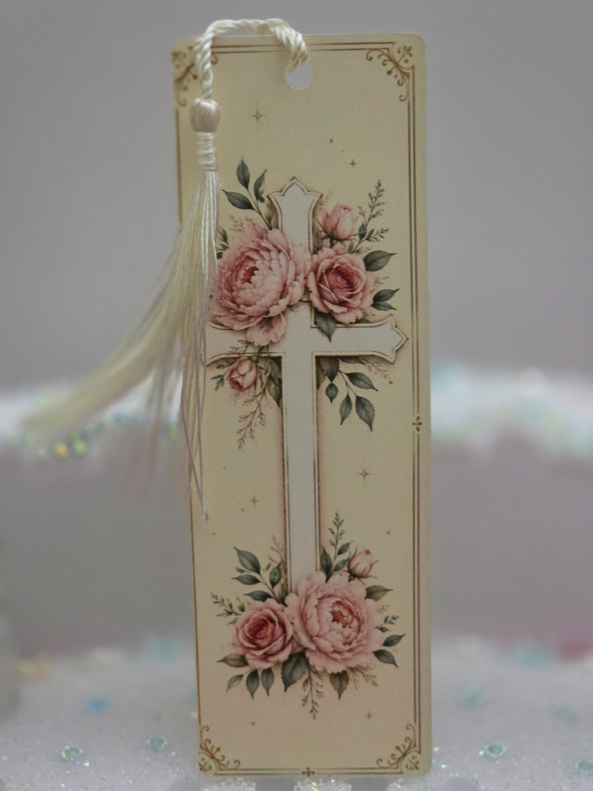 Cross with Roses