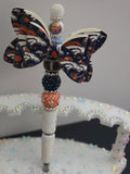 Broncos beaded bow pen