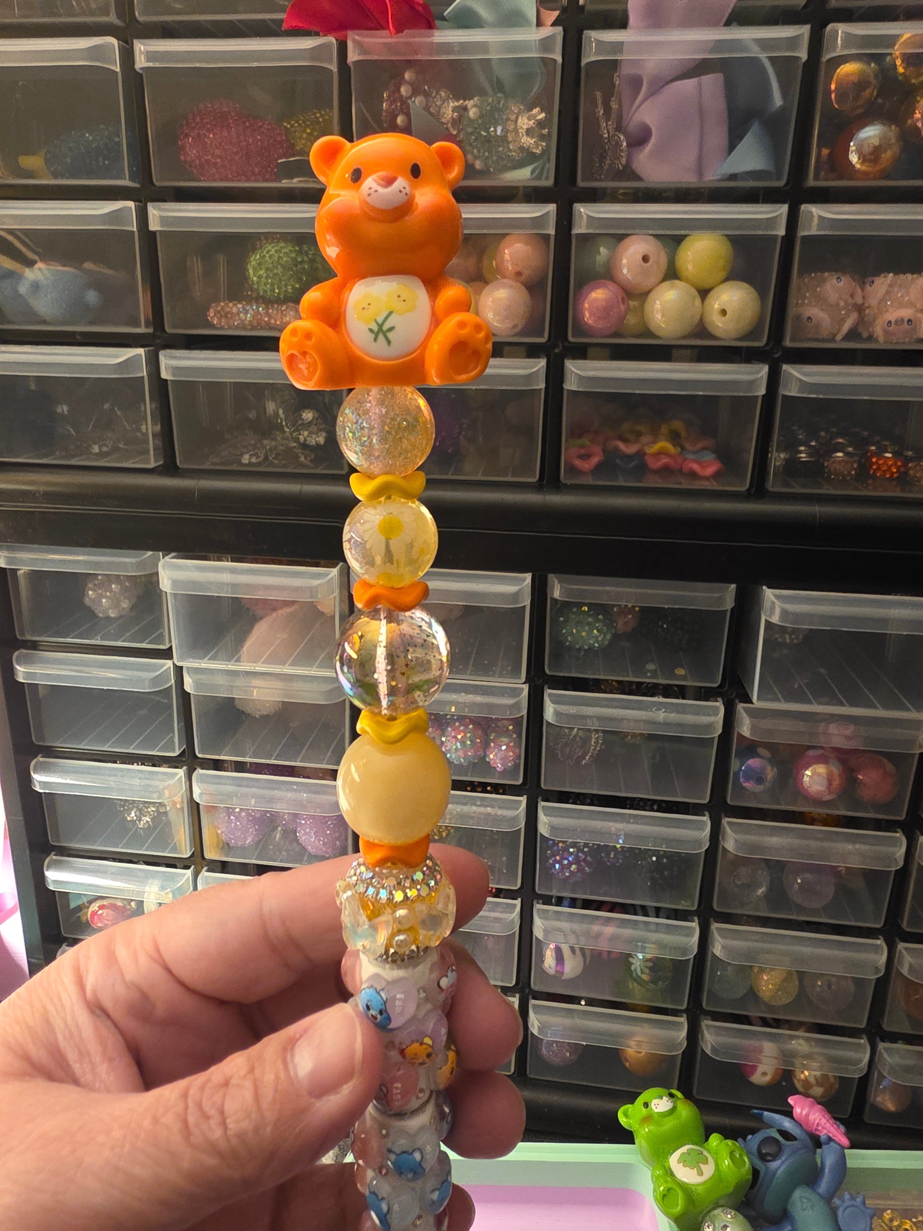 orange caring bear