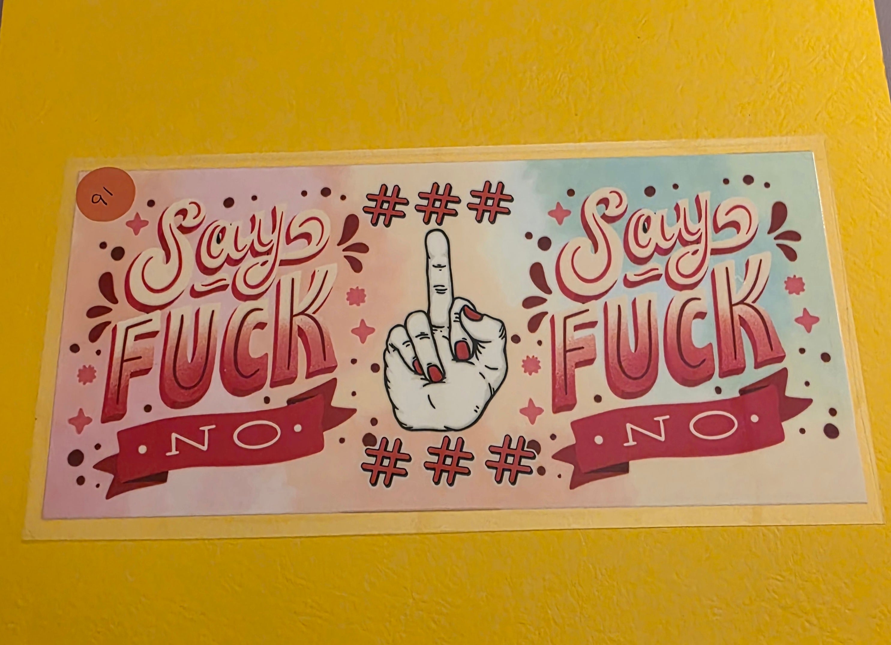 F No
