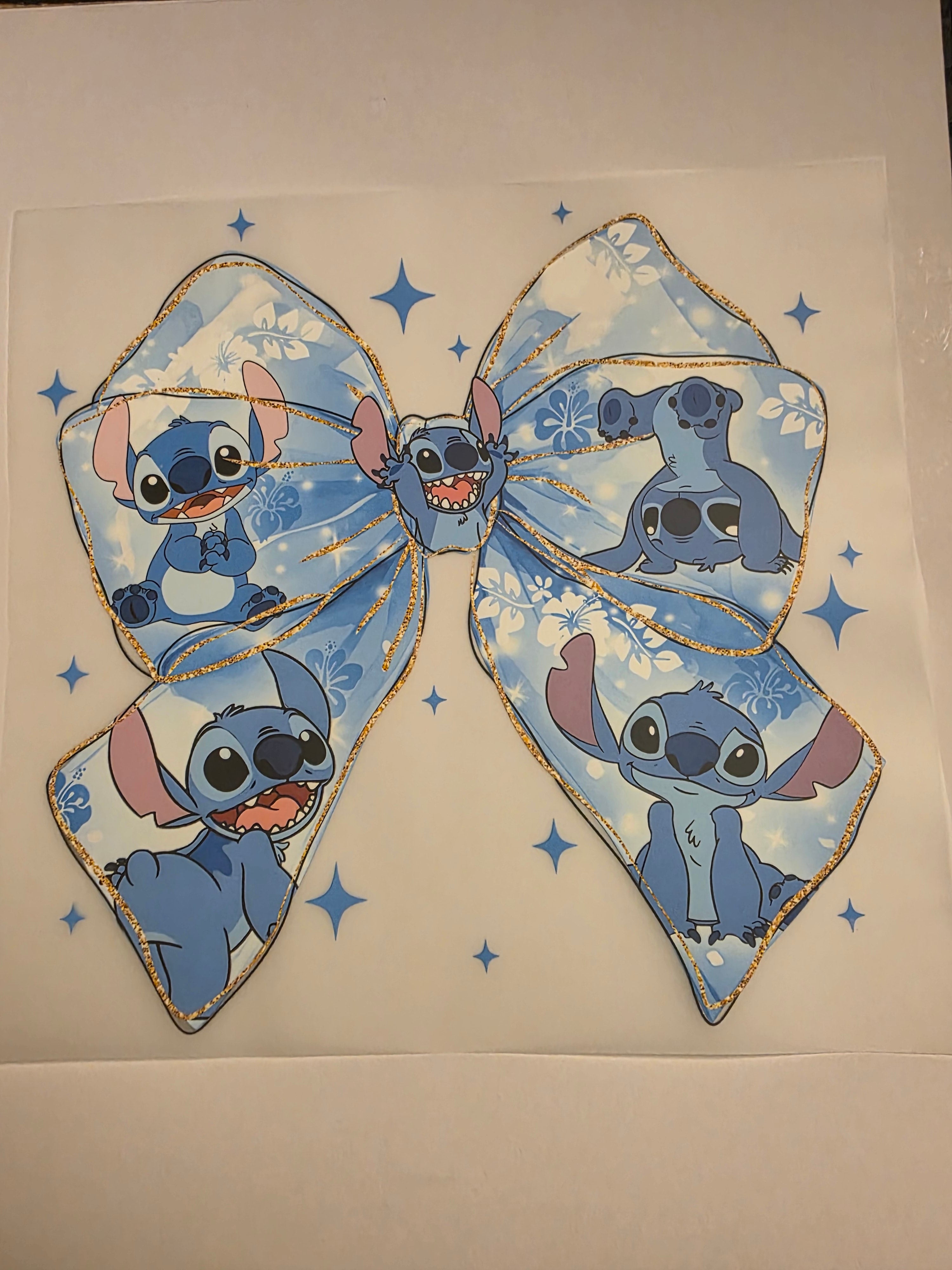 Stitch blue bow