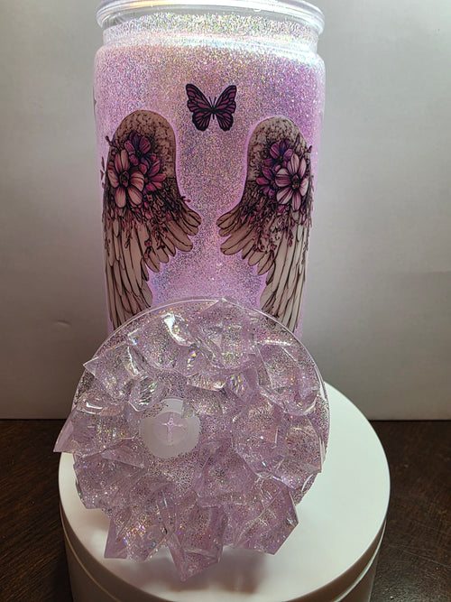 Angel Wings Custom Lid