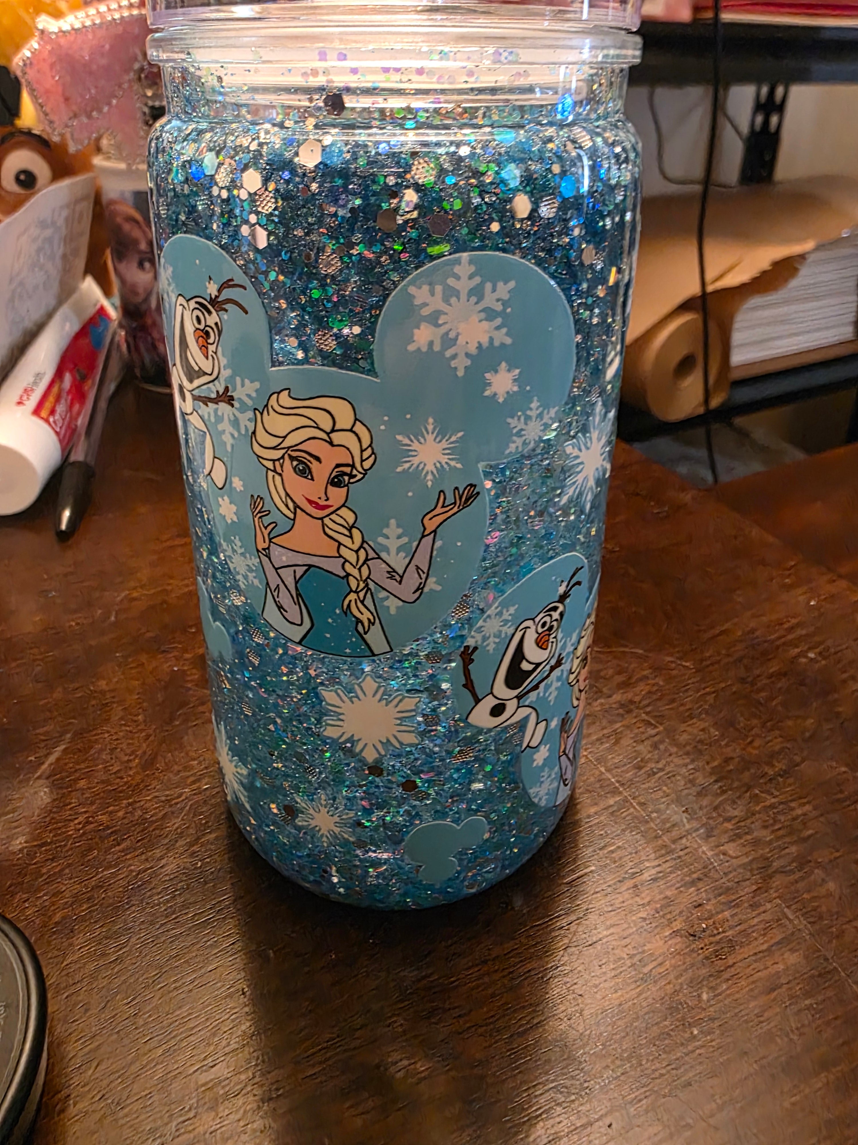 Elsa and Olaf