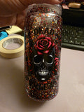 20 Oz snowglobe Glitter Tumbler