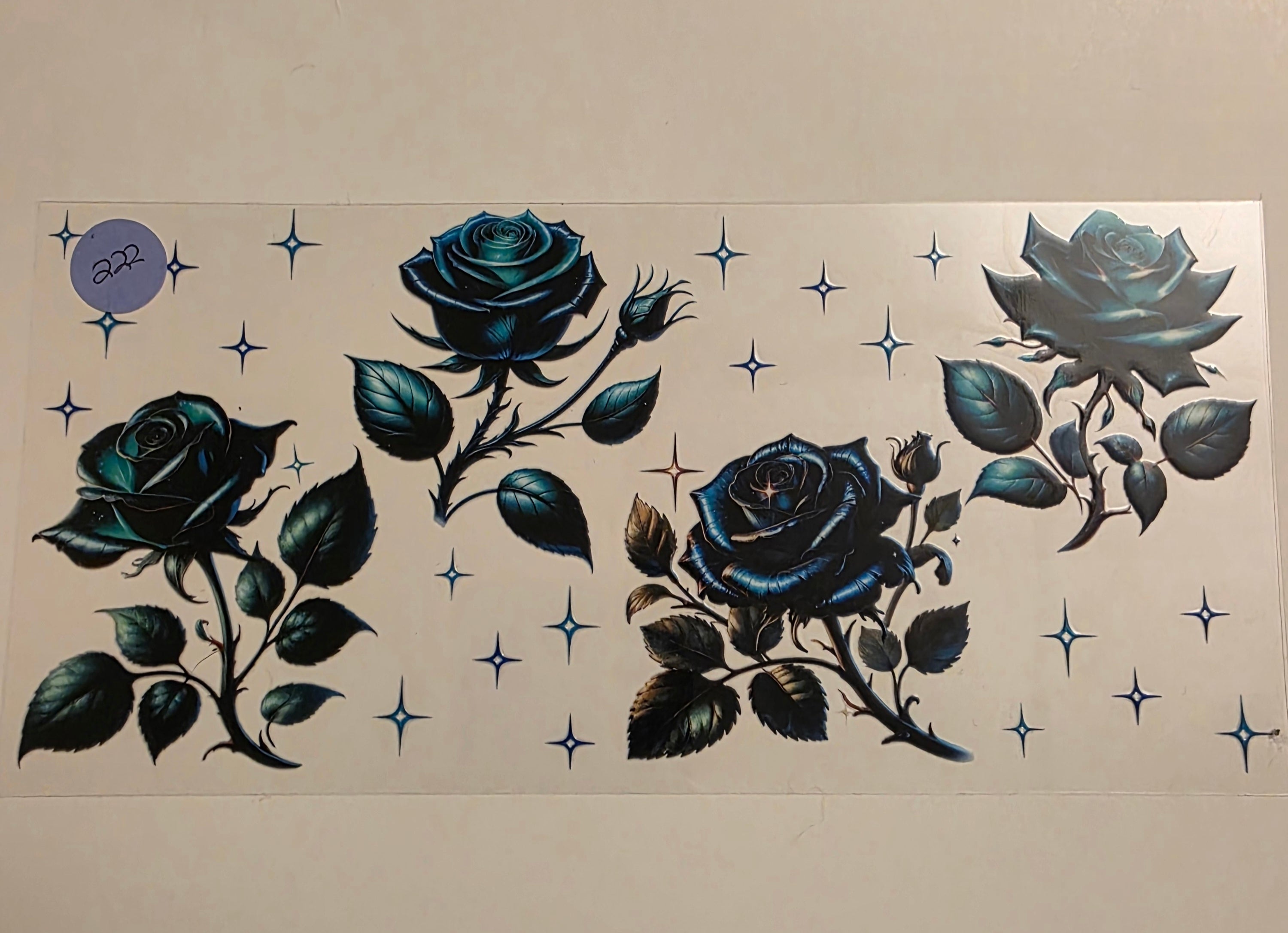 Teal Rose #222