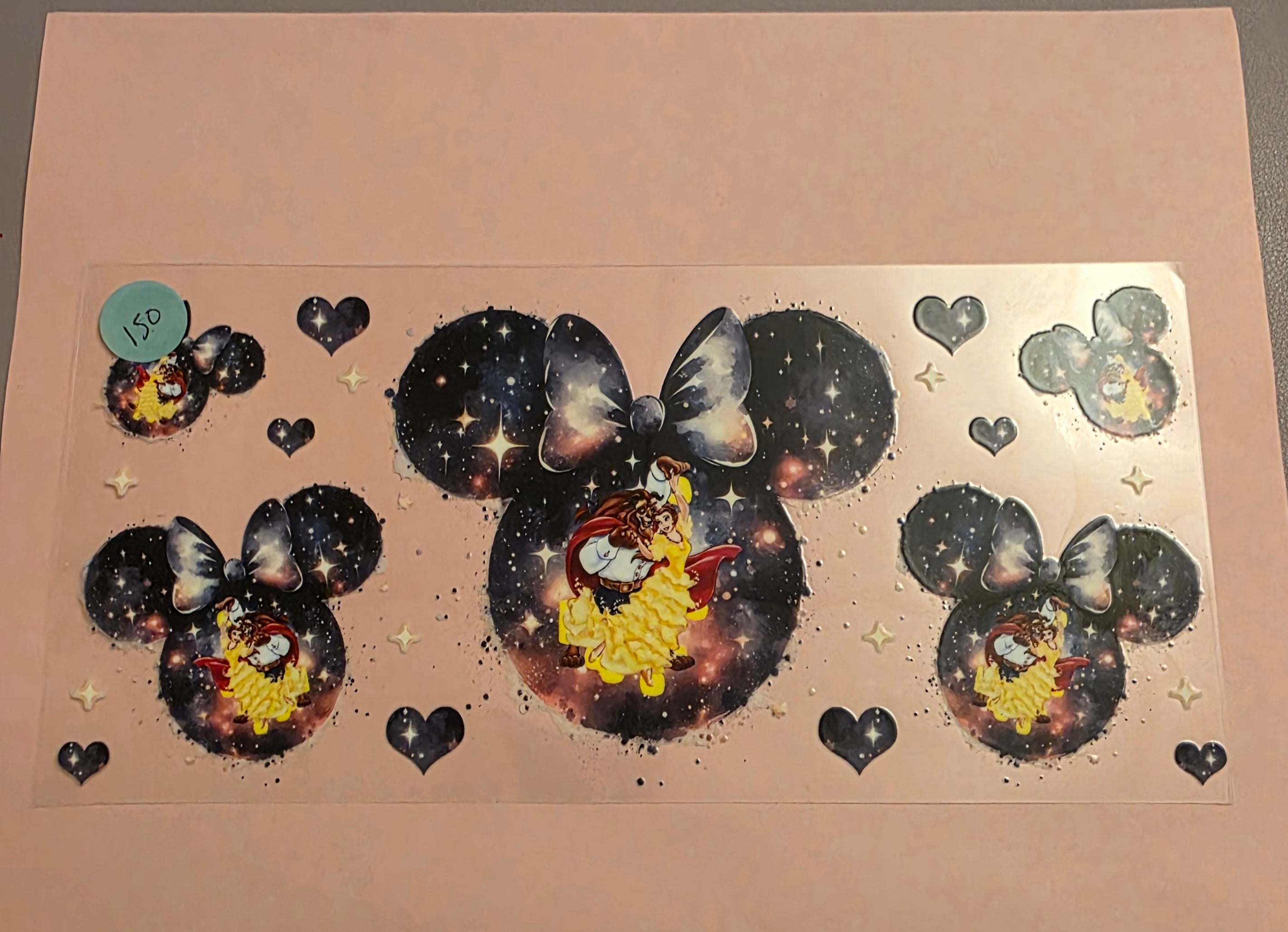 Belle and Beast decal 150